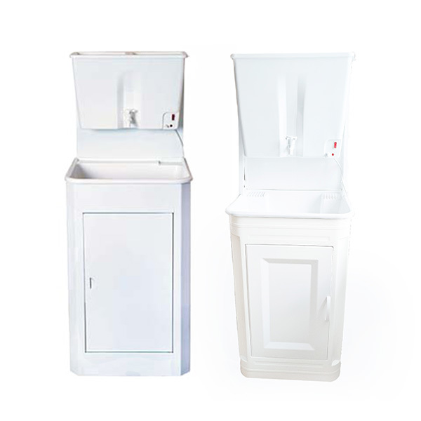 Washbasins with cabinets