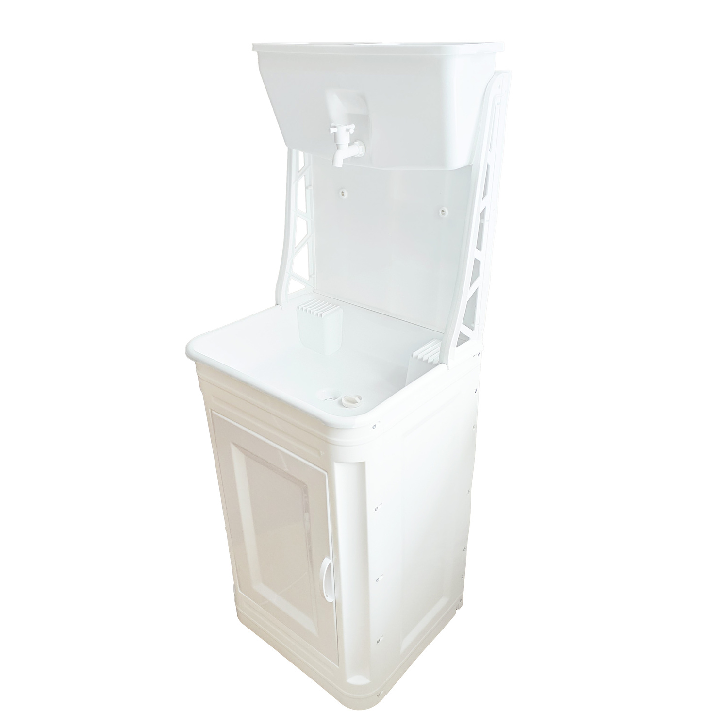 Wash basin plastic cabinet with UM-10 without water heating